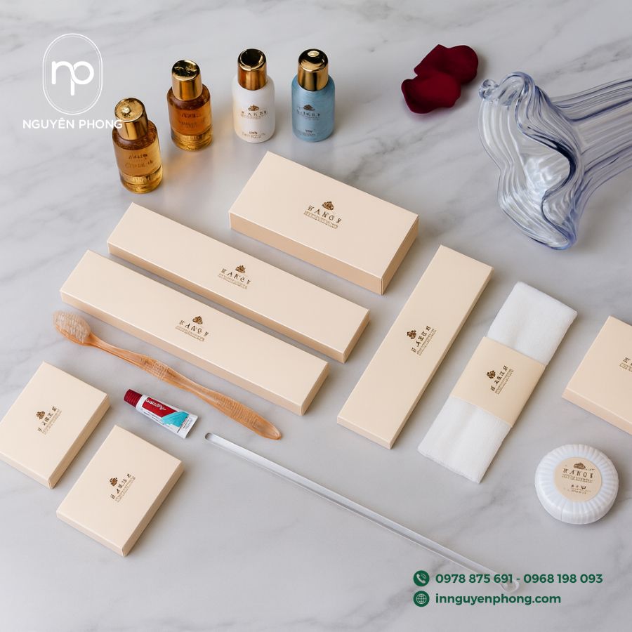 In hộp đựng đồ dùng khách sạn giá rẻ